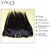 8A Grade Human Virgin Hair Straight 13x4 Lace Frontal Closure With Baby Hair,Natural Color